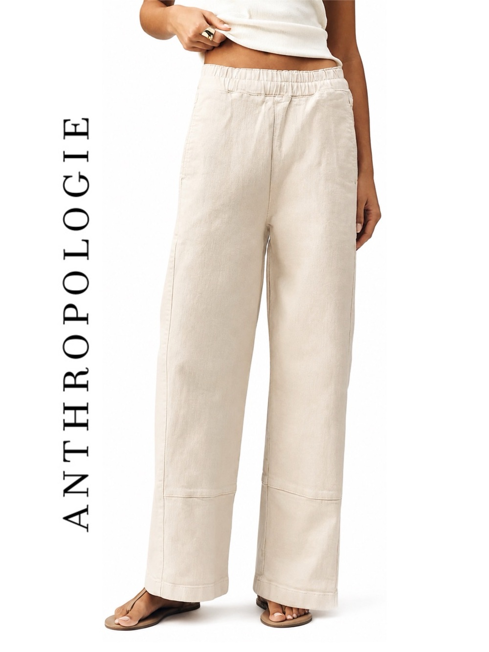 Anthropologie Pilcro Izzie Relaxed Full-Length Barrel Jeans - Picture 1 of 9